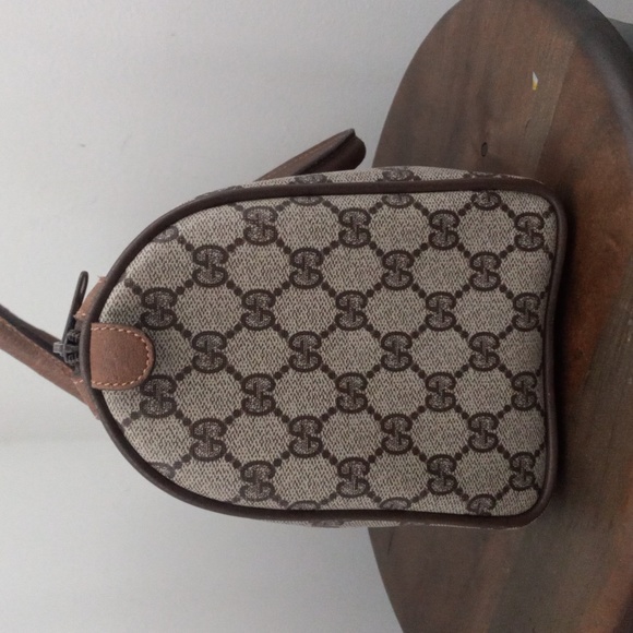 Authentic Vintage Gucci GG Monogram Supreme Sherry Web Ophidia Boston Doctor Bag - Picture 6 of 11